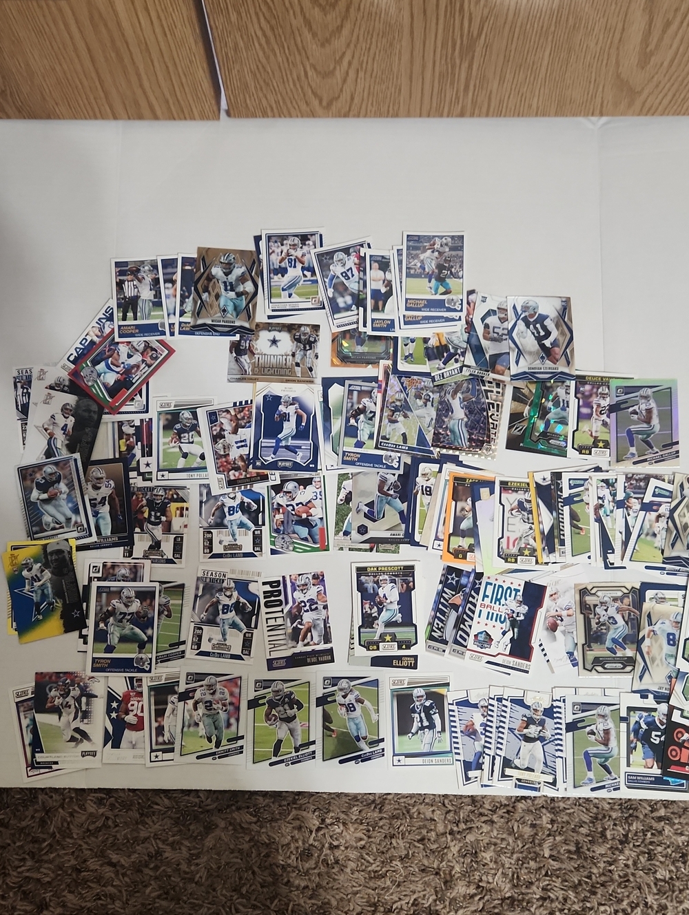 Dallas Cowboys NFL Football Trading Card Lot, Score, Donruss, Mosiac, Panini